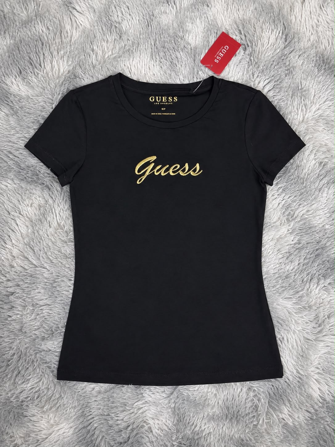 Playera Guess Mujer Negra Talla S