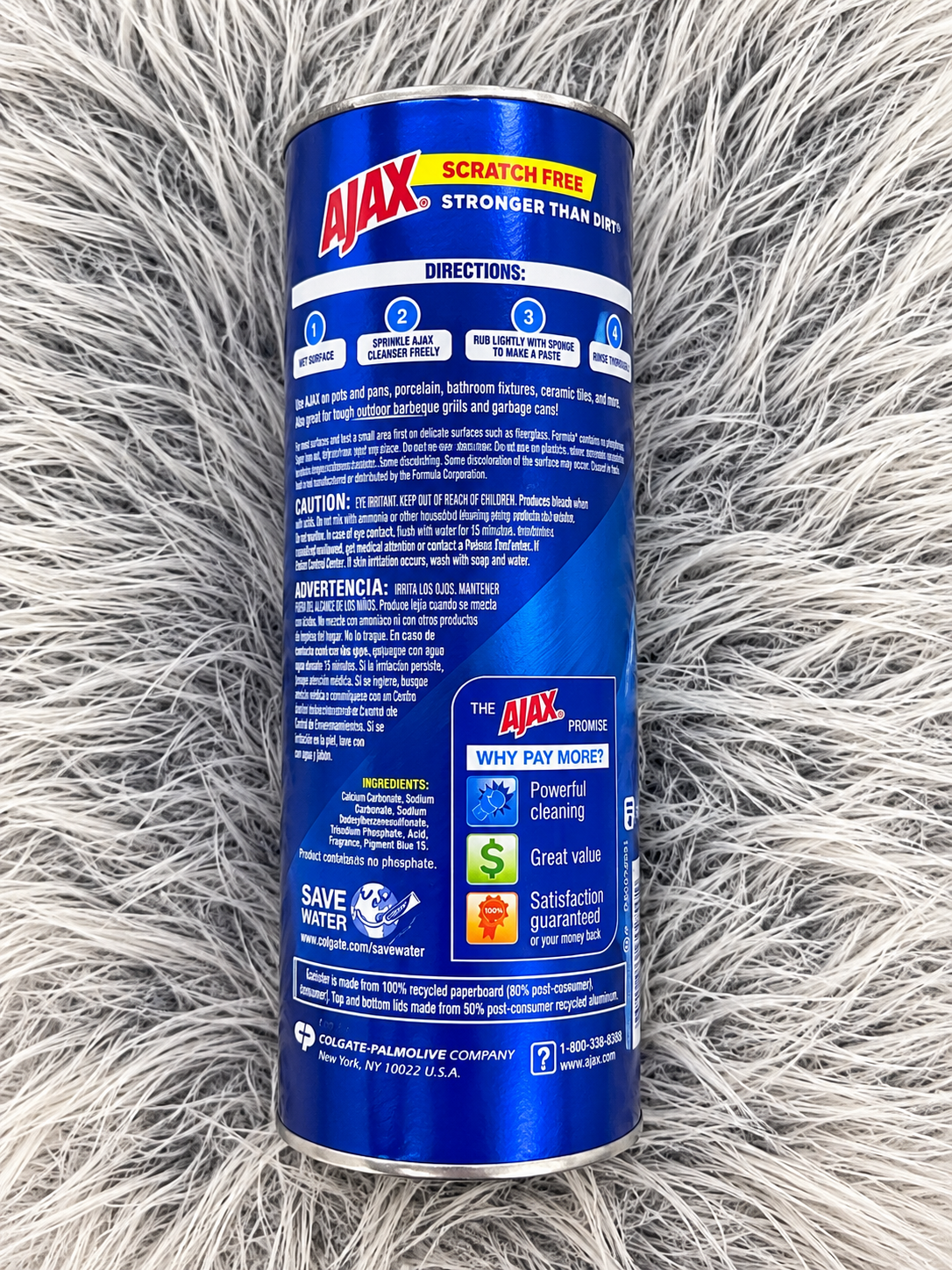 Ajax With Bleach Limpiador en Polvo con Cloro