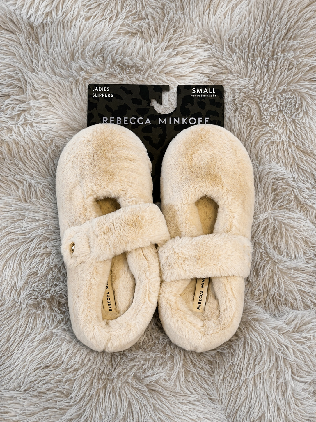 Pantuflas Rebecca Minkoff Mujer Color Crema Talla S