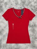 Playera Tommy Hilfiger  Mujer Roja Talla M