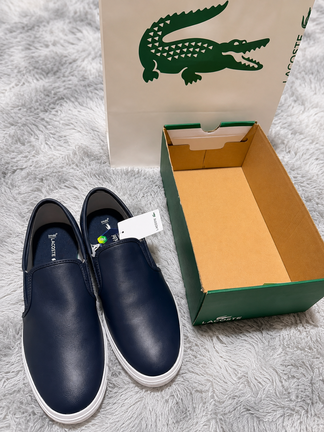 Tenis Lacoste Hombre Azul Marino – Talla 8 MX / 10 US