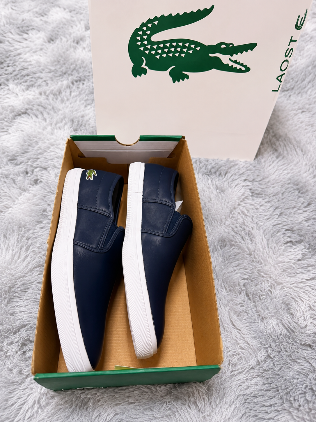 Tenis Lacoste Hombre Azul Marino – Talla 8 MX / 10 US