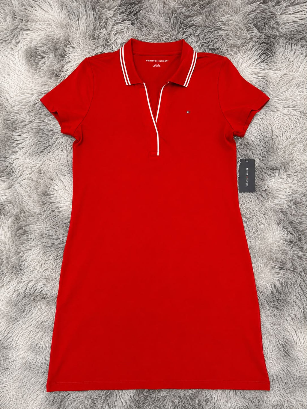 Vestido Tommy Hilfiger Mujer Polo Rojo Talla S