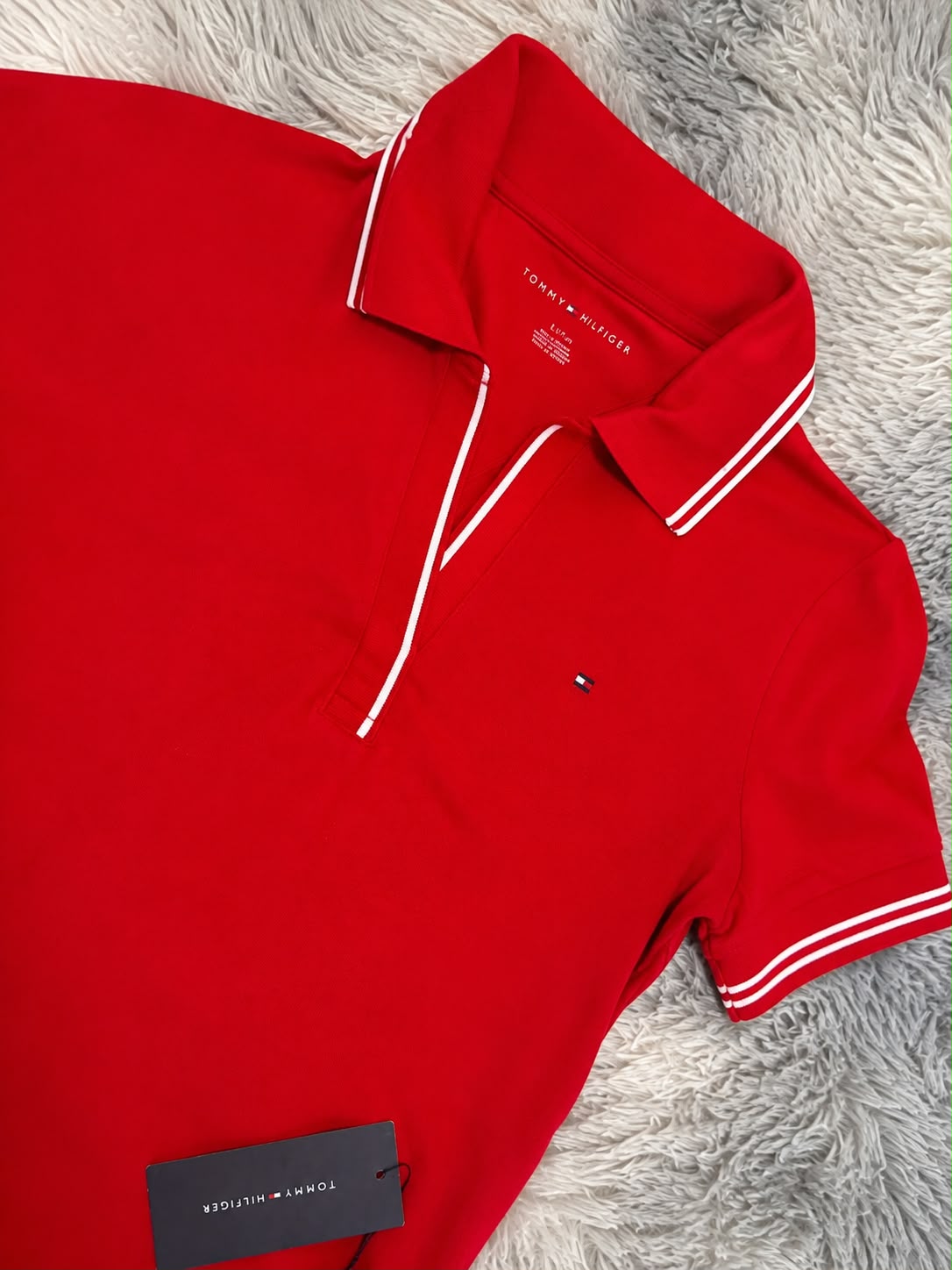 Vestido Tommy Hilfiger Mujer Polo Rojo Talla S
