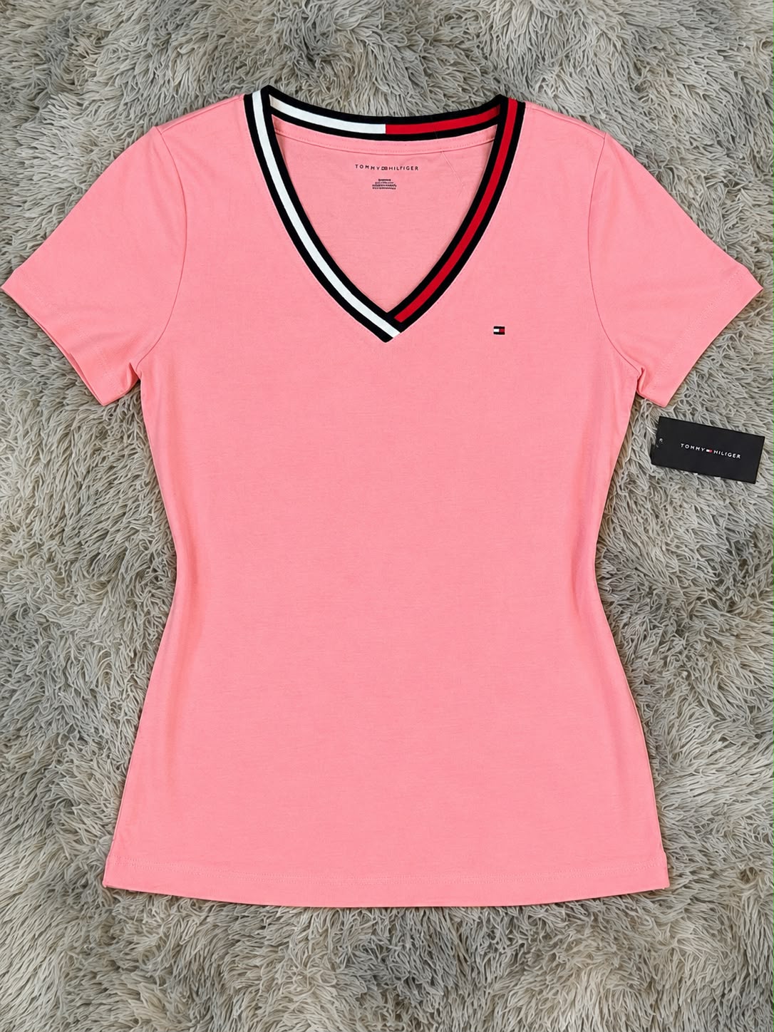 Playera Tommy Hilfiger Mujer Rosa Talla M