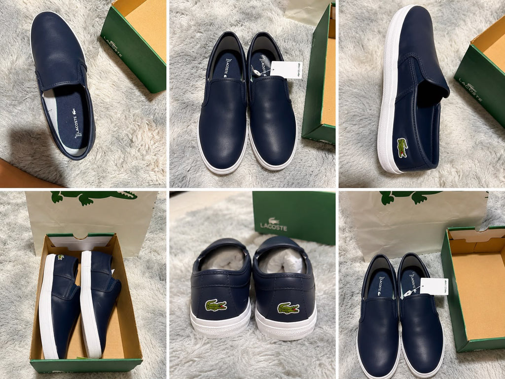 Tenis Lacoste Hombre Azul Marino – Talla 8 MX / 10 US