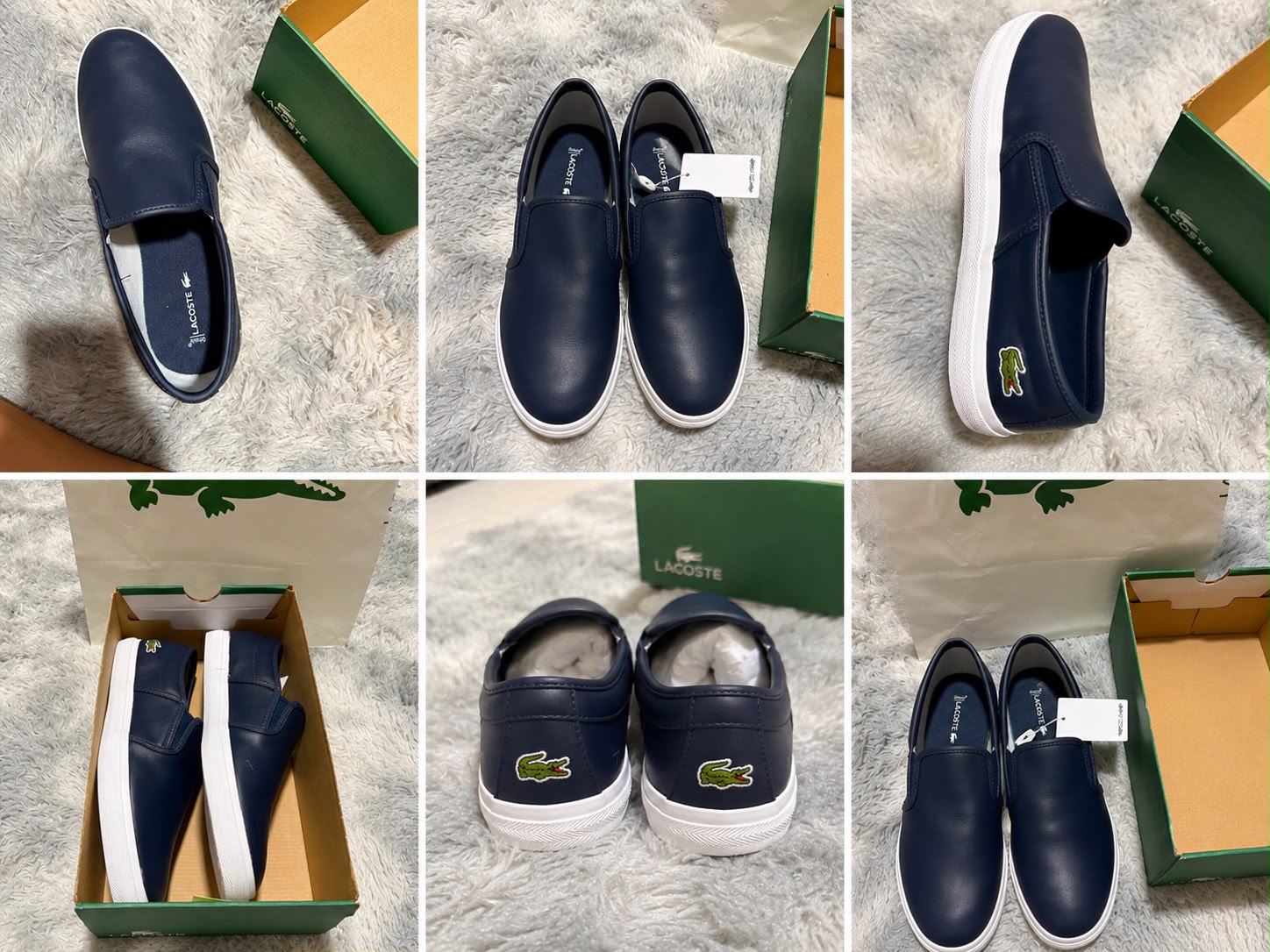 Tenis Lacoste Hombre Azul Marino – Talla 8 MX / 10 US